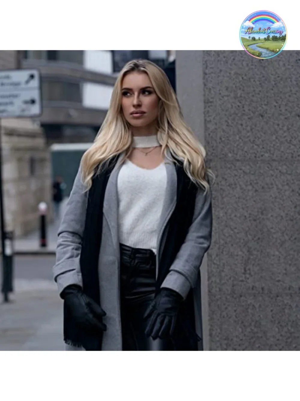 Touchscreen Leather Cashmere Lined Gloves for Women